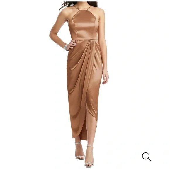 what is a jersey dress Short Fitted Dress By Poly USA 7020 S / Coral